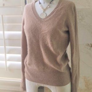 ⏰SOFT Camel Cashmere V Neck Sweater by HALOGEN